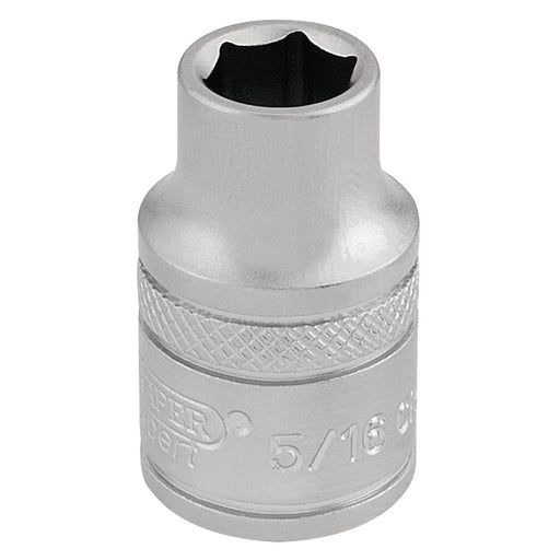 Draper Expert 6 Point Imperial Socket, 3/8" Sq. Dr., 5/16" - D-AF/MS