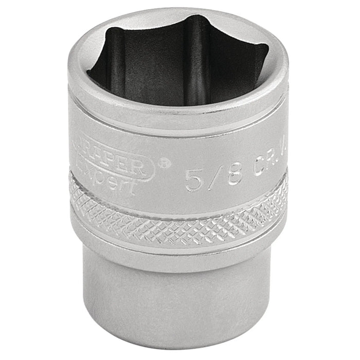 Draper Expert 6 Point Imperial Socket, Sq. Dr., 5/8" 1-3