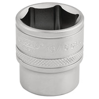 Draper Expert 6 Point Imperial Socket, 3/8" Sq. Dr., 13/16" - D-AF/MS