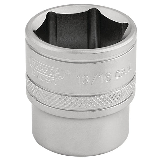Draper Expert 6 Point Imperial Socket, 3/8" Sq. Dr., 13/16" - D-AF/MS