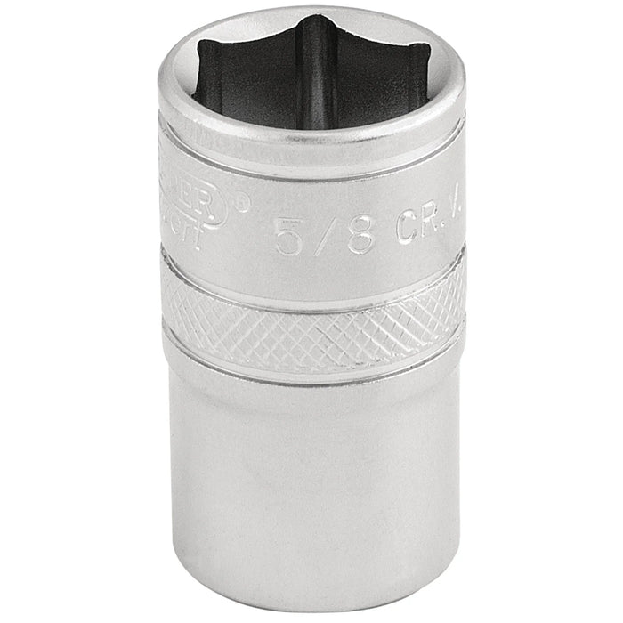 Draper Expert 6 Point Imperial Socket, Sq. Dr., 5/8" 1-3