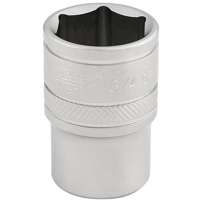 Draper Expert 6 Point Imperial Socket, Sq. Dr., 3/4" 1-3