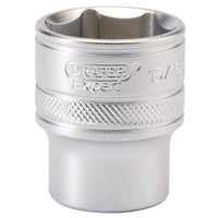 Draper Expert 6 Point Imperial Socket, 1/2" Sq. Dr., 15/16" - H-AF/MS
