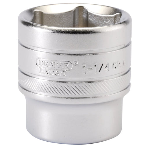 Draper Expert 6 Point Imperial Socket, 1/2" Sq. Dr., 1 1/4" - H-AF/MS