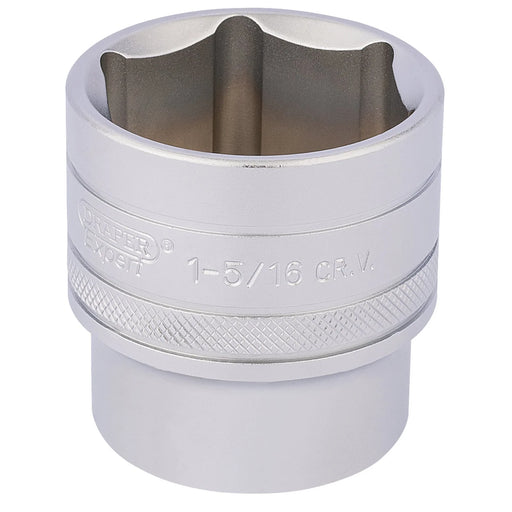 Draper Expert 6 Point Imperial Socket, 1/2" Sq. Dr., 1 5/16" - H-AF/MS