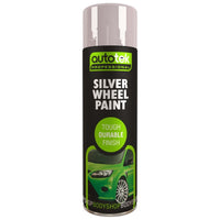 Autotek Silver Wheel Paint 500ml Spray Paint High Coverage
