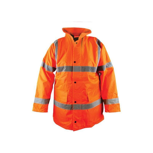 Scan Hi-Vis Orange Motorway Jacket - XL (48in) Scan - Town Tools