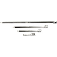 Draper Expert Wobble Extension Bar Set, Sq. Dr., Micro Satin Chrome (4 Piece)