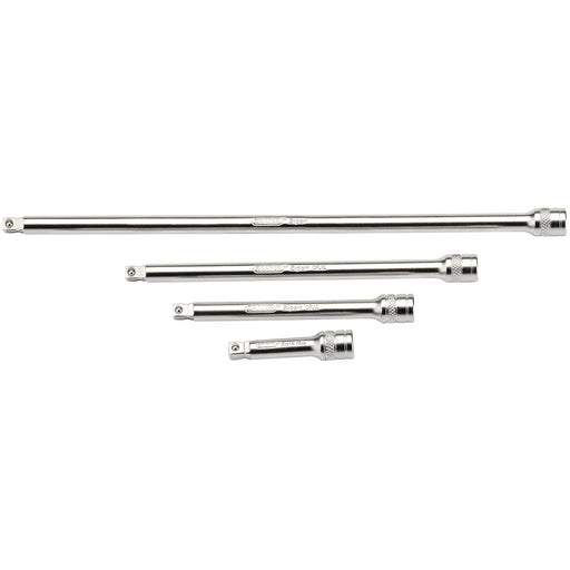 Draper Expert Wobble Extension Bar Set, Sq. Dr., Micro Satin Chrome (4 Piece) - image 1
