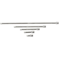 Draper Expert Wobble Extension Bar Set, 3/8" Sq. Dr., Micro Satin Chrome (5