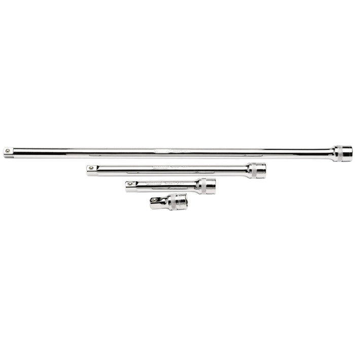 Draper Expert Extension Bar Set, Sq. Dr., Polished Chrome (4 Piece) 1-1