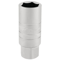 Draper Expert 12mm Thread 6 Point Satin Chrome Spark Plug Socket, 3/8" Sq. Dr.