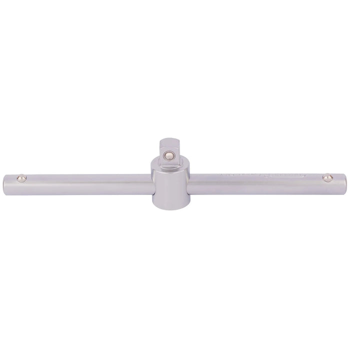 Draper Expert Satin Chrome Sliding T Bar, Sq. Dr. 1-3