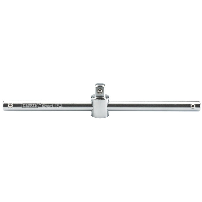 Draper Expert Satin Chrome Sliding T Bar, Sq. Dr. 1-3