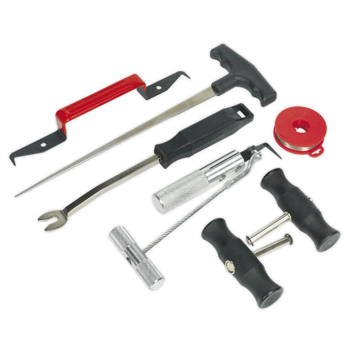 Sealey Windscreen Removal Tool Kit 7pc WK3 Sealey - Town Tools 