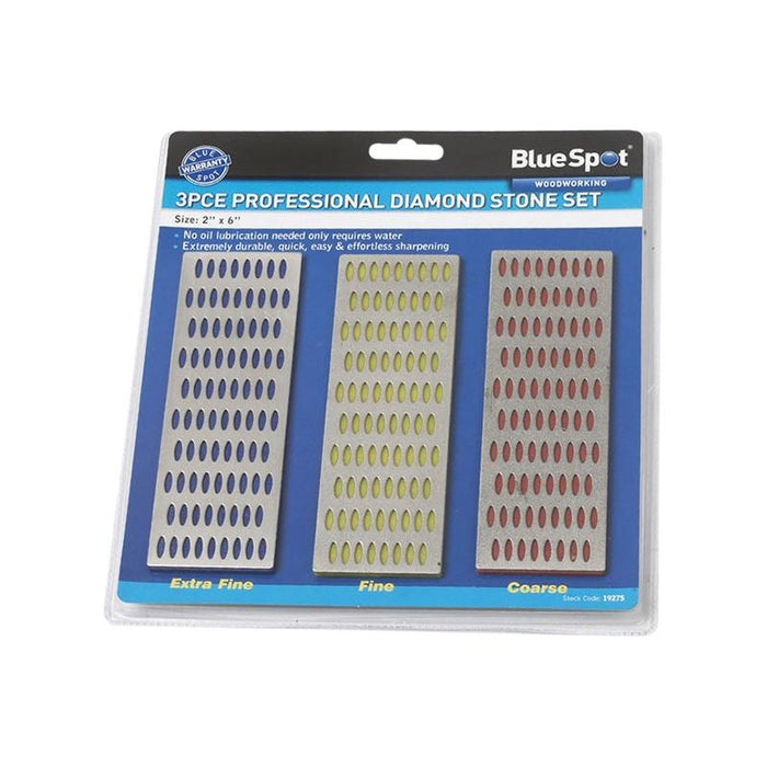 Bluespot Tools Diamond Stone Set of 3 2 x 6in BlueSpot Tools - Town Tools