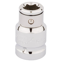 Draper Expert Screwdriver Bit Holding Socket, 1/2" Sq. Dr. x 10mm Hexagon