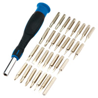 Draper Soft Grip Precision Screwdriver & Bit Set (31 Piece)