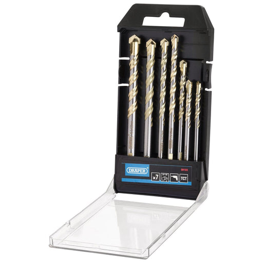 Draper Multi Construction TCT Drill Bit Set (7 Piece) Draper - Town Tools