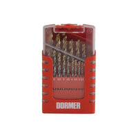 Dormer A095 Compact Set HSS TiN Drill Set of 19 1.0-10 x 0.5mm