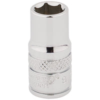 Draper HI-TORQ 6 Point Socket, 1/4" Sq. Dr., 9/32" 48567