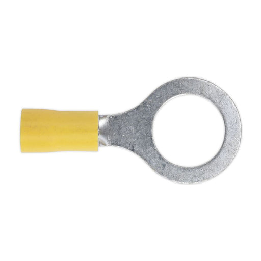 Sealey Easy-Entry Ring Terminal 13mm (1/2") Yellow Pack of 100 YT17 Sealey - Town Tools 