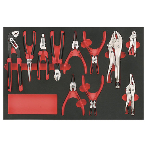 Teng Tools Plier Set FOAM4X4 11 Pieces Teng Tools - Town Tools 