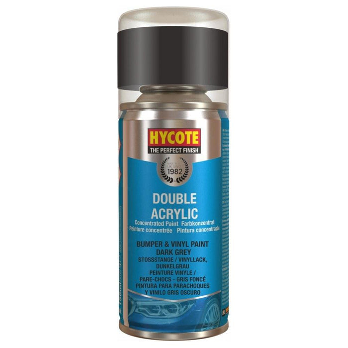 4x Hycote Aerosol Paint for Bumper Paint Dark Grey 150ml Hycote - Town Tools 