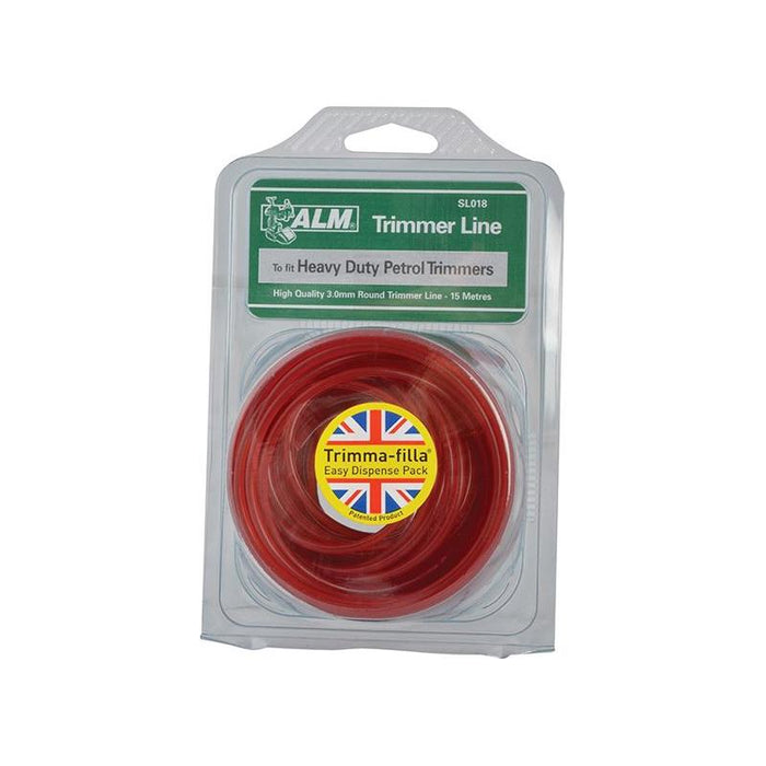 Alm Manufacturing SL018 Heavy-Duty Petrol Trimmer Line 3mm x 15m ALM Manufacturing - Town Tools