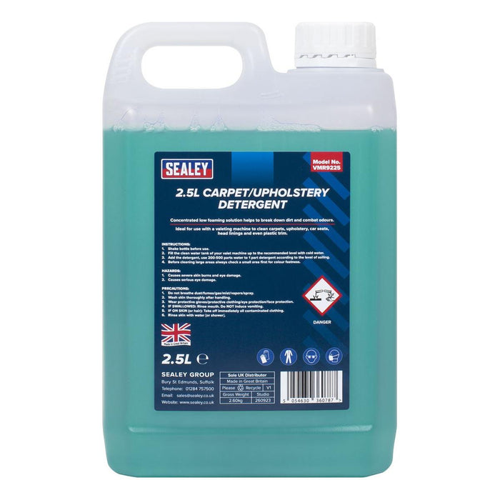 Sealey Carpet/Upholstery Detergent 2.5L VMR9225 Sealey - Town Tools 