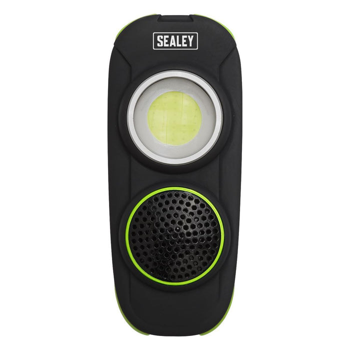 Sealey Rechargeable Torch with Wireless Speaker 10W COB LED Display Box of 10 Sealey - Town Tools 