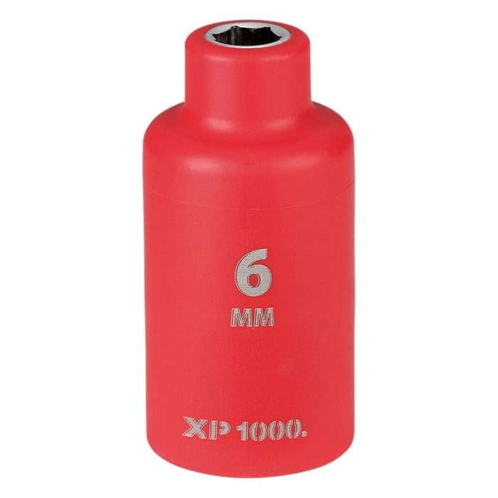 Draper XP1000 VDE Socket, 3/8" Sq. Dr., 6mm Draper - Town Tools