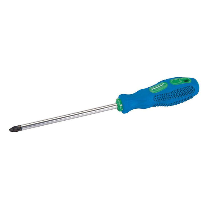 Silverline General Purpose Screwdriver Pozidriv PZ2 x 100mm Silverline - Town Tools 