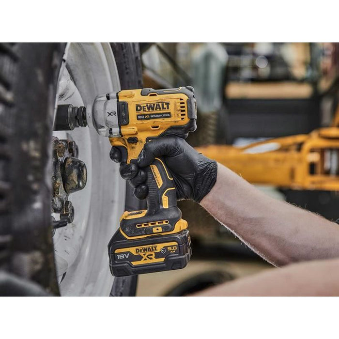 Dewalt Power Tools DCF891P2T XR BL 1/2in Hog Ring Anvil Impact Wrench 18V 2 x 5.0Ah Li-ion DeWALT Power Tools - Town Tools