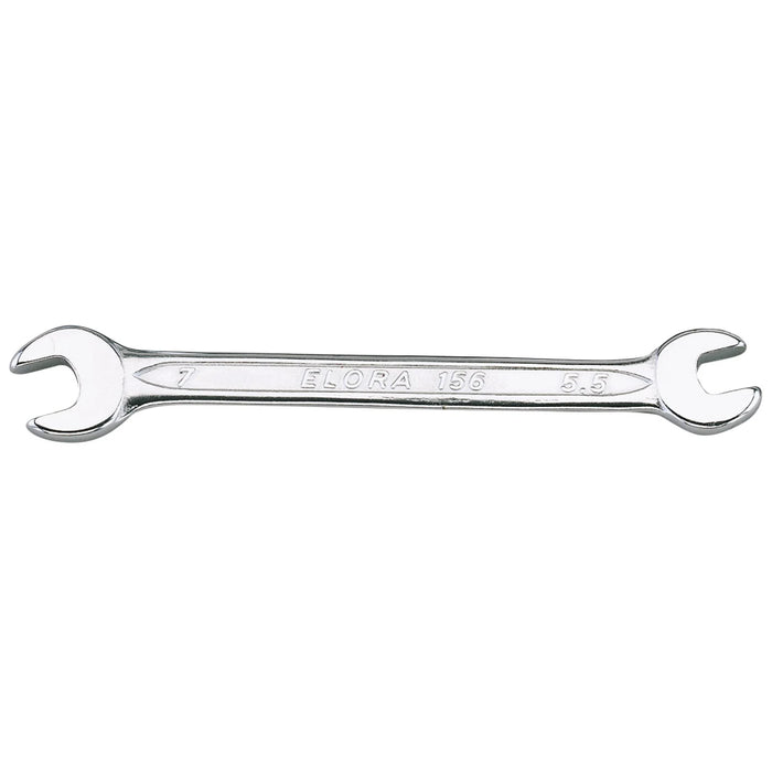 Elora Midget Double Open Ended Spanner, 5.5 x 7mm - 156-5,5x7