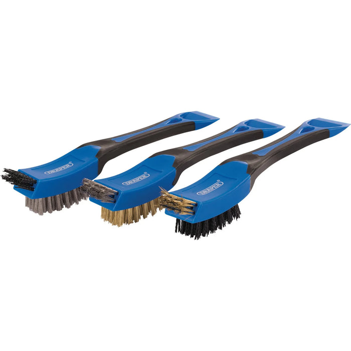 Draper Mini Wire Brush Set (3 Piece) - WBS3 1608