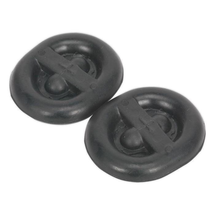 Sealey Exhaust Mounting Rubbers L62 x D54 x H13.5 (Pack of 2) EX03 Sealey - Town Tools 