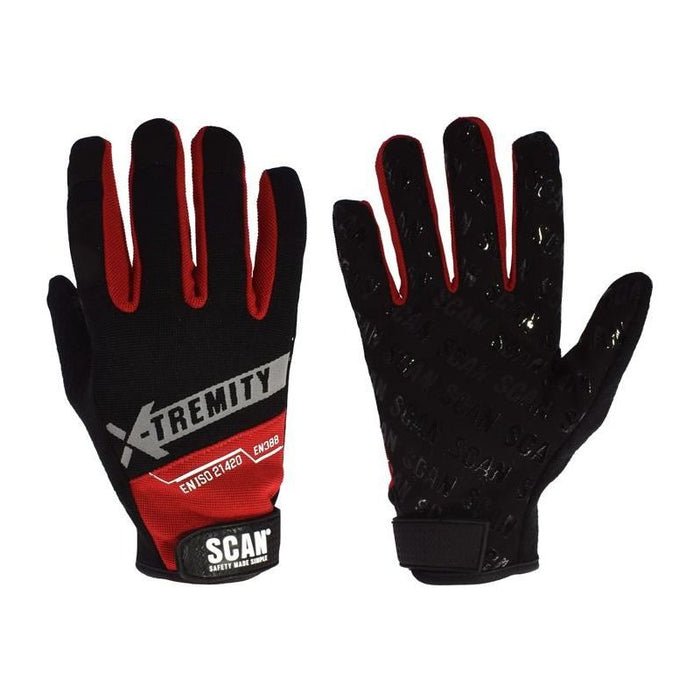 Scan Work Gloves with Touch Screen Function - XL (Size 10) Scan - Town Tools