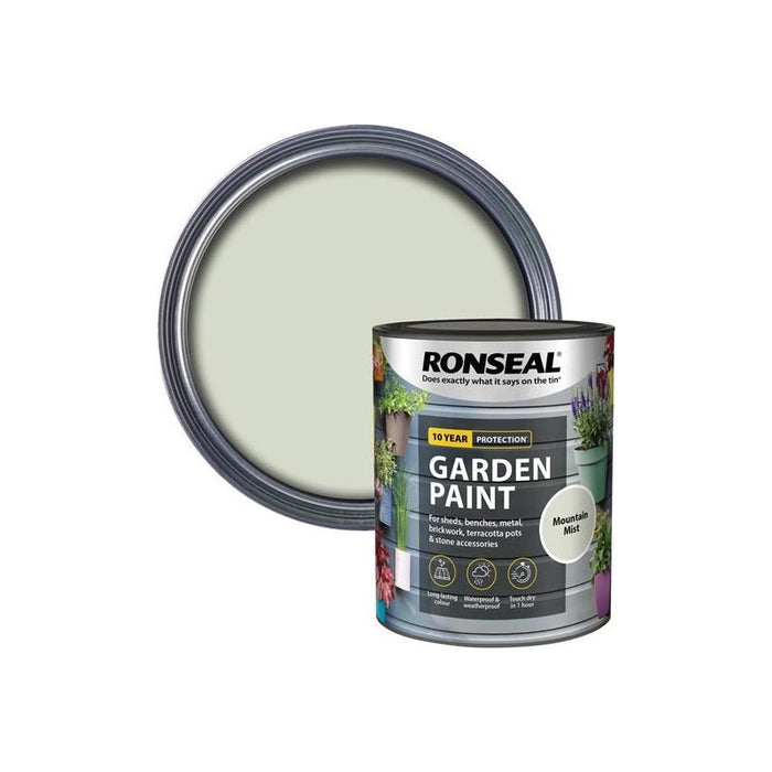 Ronseal Garden Paint Mountain Mist 750ml Ronseal - Town Tools