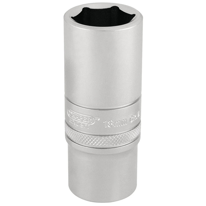 Draper Expert HI-TORQ® 6 Point Deep Socket, . dr. 7-18mm