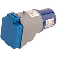 Draper 230V Adaptor with 16A Plug to 13A Socket - 240VMP1