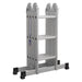 Sealey Folding Platform Ladder 4-Way Aluminium - BS EN 131 AFPL1 Sealey - Town Tools 