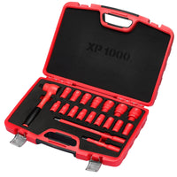 XP1000® VDE Metric Socket Set, Sq. Dr. (19 Piece) 1-3