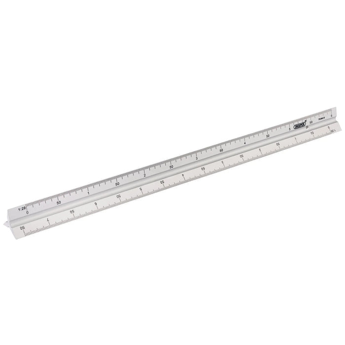 Draper Aluminium Triangle Scale Rule, 300mm - TR300/B