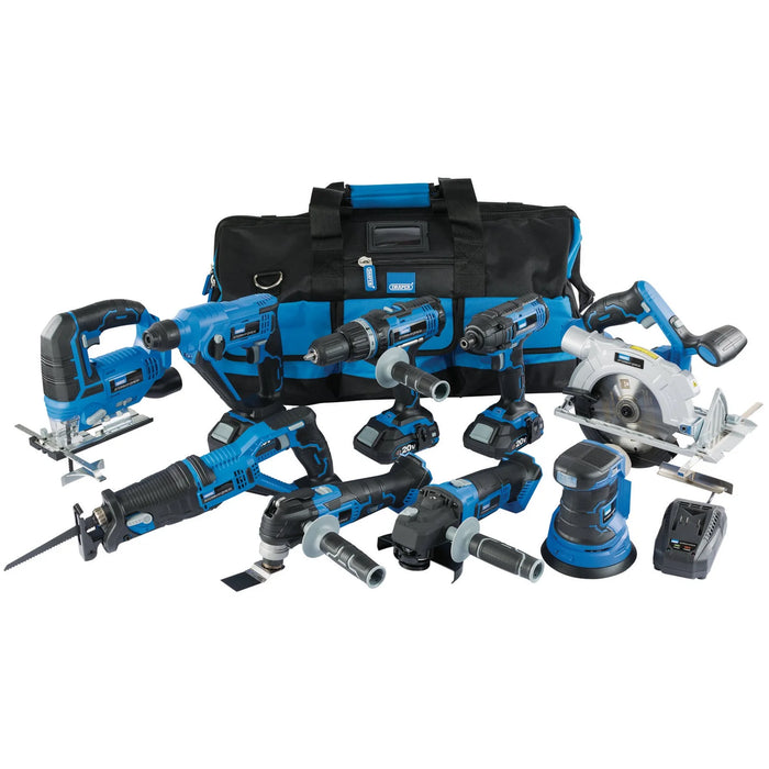 Draper Storm Force® 20V Cordless Kit (9 Piece) - PTK920VMK