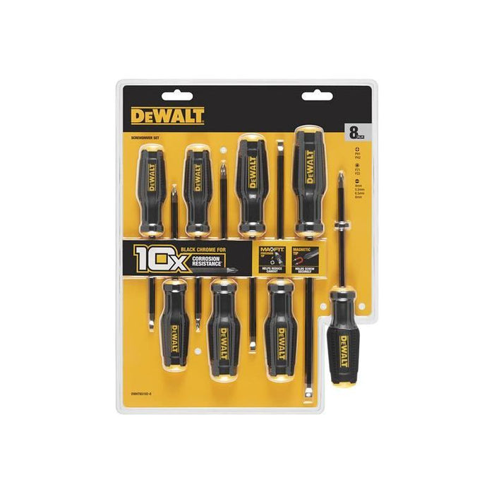 Dewalt MAX FIT® Screwdriver Set, 8 Piece Dewalt - Town Tools