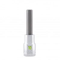 Carlyle Tools 1/2Dr 10mm Hex Bit Socket 80mm Long