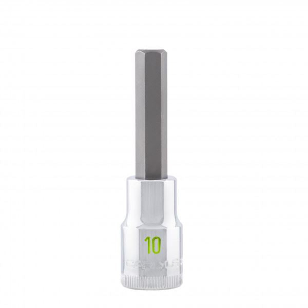 Carlyle Tools 1/2Dr 10mm Hex Bit Socket 80mm Long