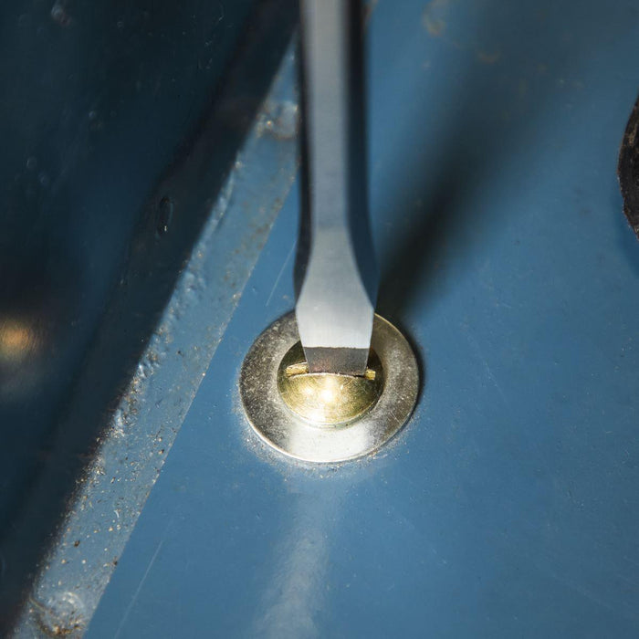 Premier Extra-Long Hammer-Thru Screwdriver Set 450mm 3pc - Hi-Vis Green Sealey Premier - Town Tools 