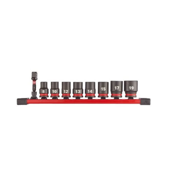 Milwaukee 3/8Dr Impact Seocket Std 8-19Mm 9Pc 4932480454 Milwaukee - Town Tools